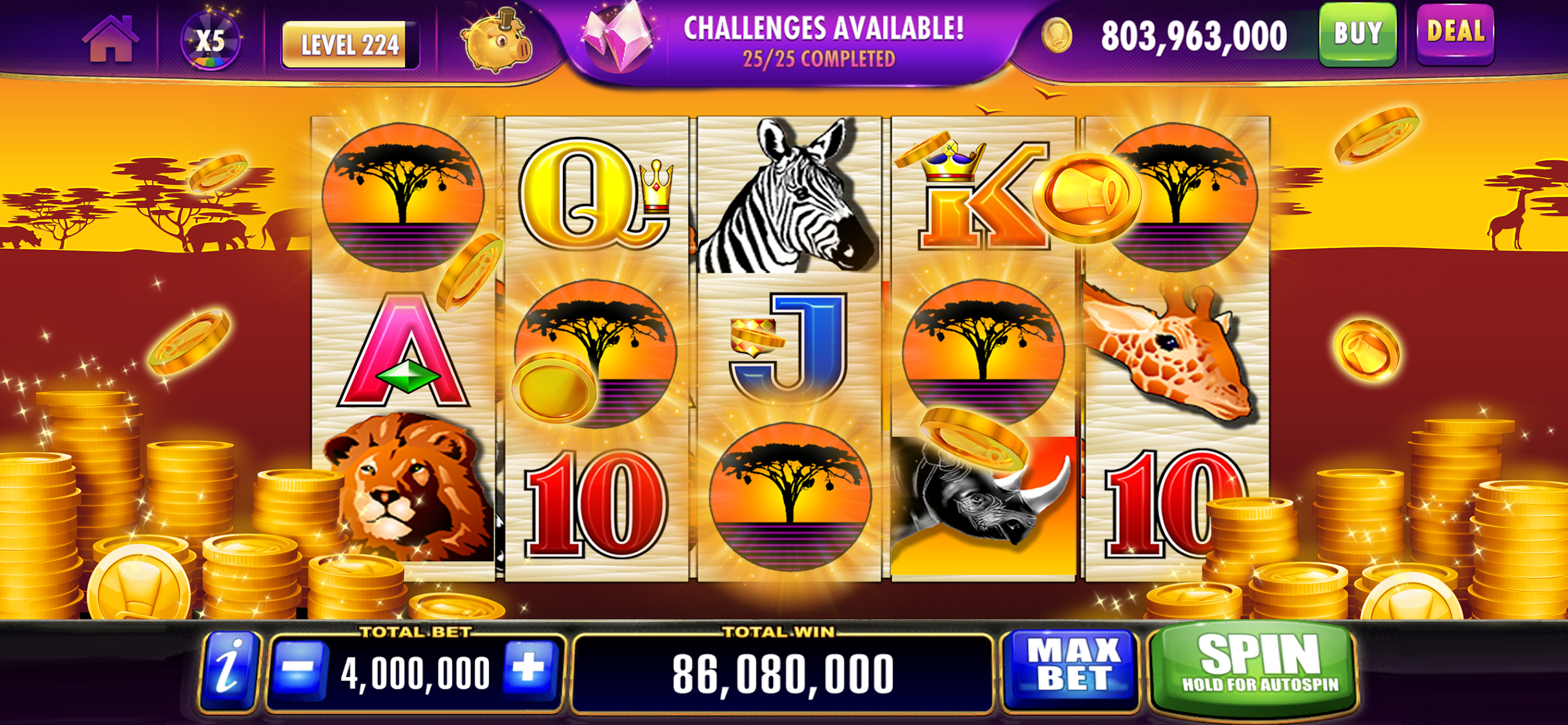 Captura de Tela do Aplicativo Lucky Slots 2